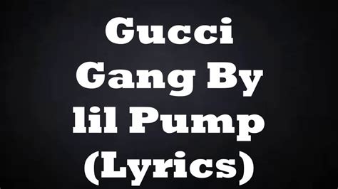 gucci gang lyrics|gucci gang lyrics copy paste.